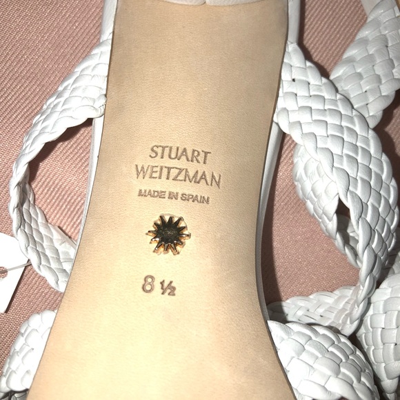 Brand new STUART WEITZMAN Woven Padded sandals size 8.5 - Picture 10 of 11